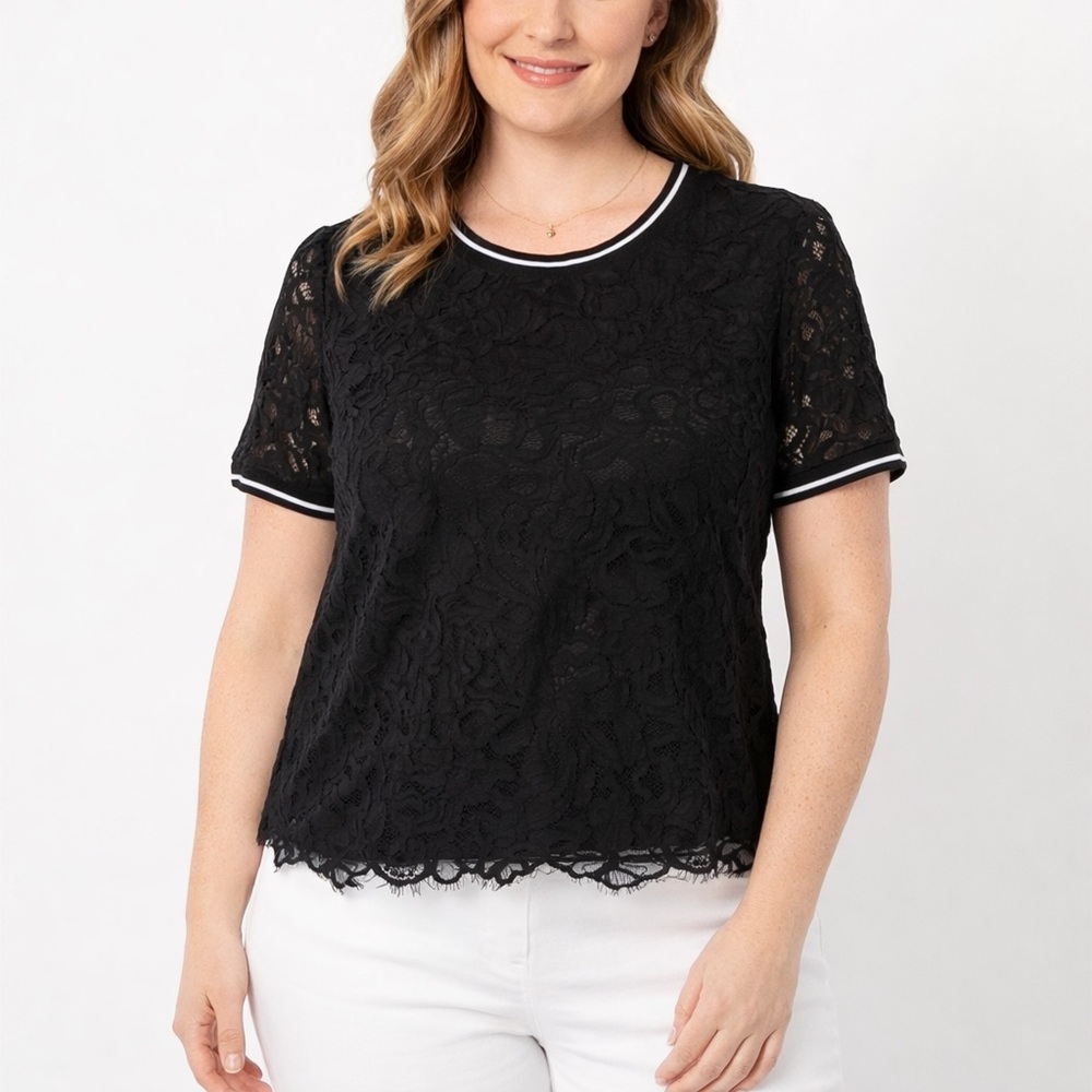 Solitaire Lace Tee